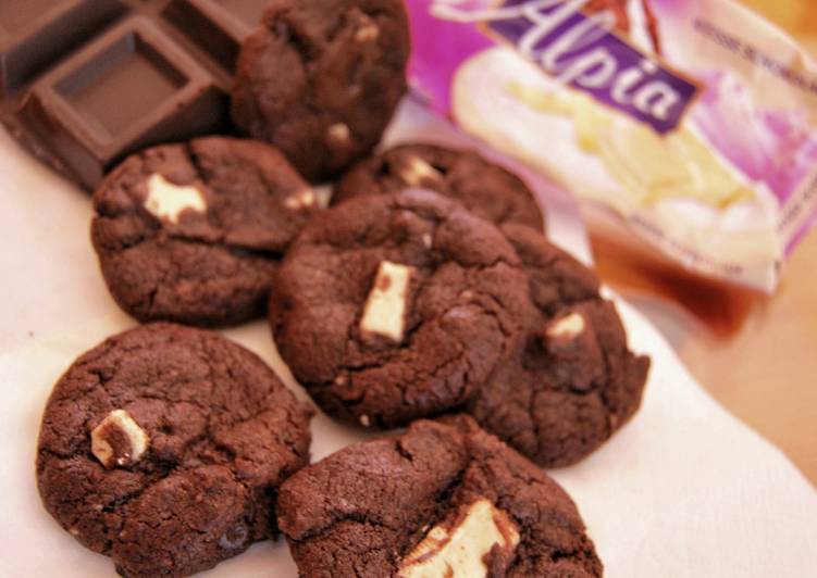 Steps to Prepare Speedy Triple chocolate chip cookies