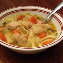 A picture of Fast And Easy Chicken Noodle Soup.