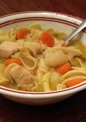 A picture of Fast And Easy Chicken Noodle Soup.