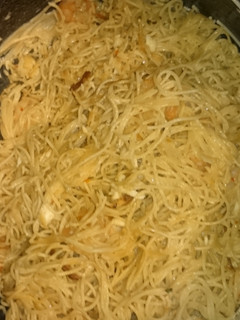 A picture of Shrimp and Tilapia Alfredo.