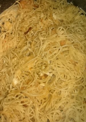 A picture of Shrimp and Tilapia Alfredo.