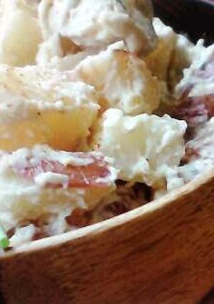 A picture of Mom's Potato Salad.