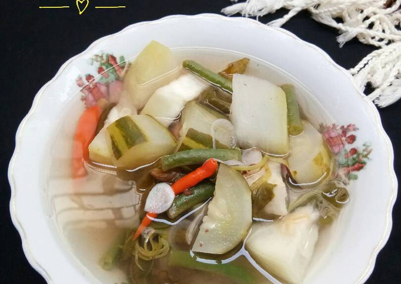 Nomor 17 : Sayur Asem Lapis Musim