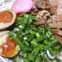 A picture of My Bean Sprout Soy Sauce Ramen.