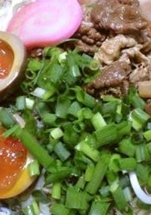 A picture of My Bean Sprout Soy Sauce Ramen.