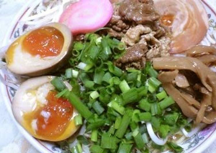 Recipe of Homemade My Bean Sprout Soy Sauce Ramen