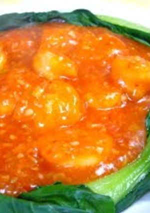 A picture of Easy and Authentic Shrimp With Chili Sauce.