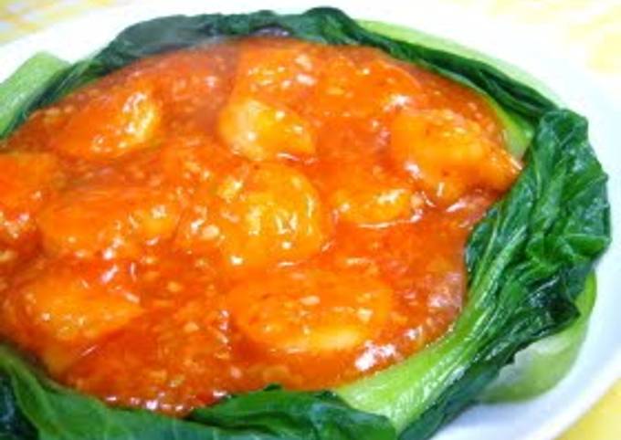 Recipe of Favorite Easy and Authentic Shrimp With Chili Sauce