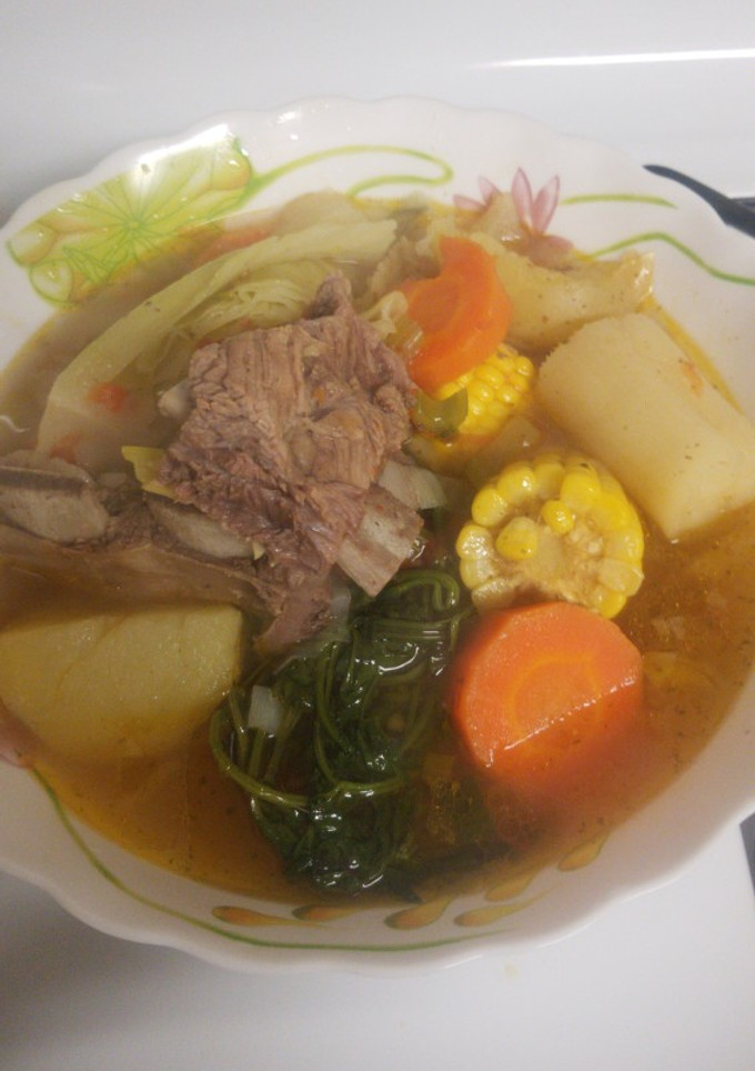 Una foto de Sopa de res