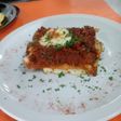 Lasagna de ricotta y verdura con salsa bolognesa