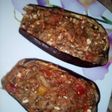 Berenjena rellenas de verduras