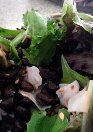 A picture of simple light salad.