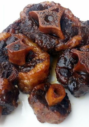 A picture of Oxtail Stew In Asian Stye.
