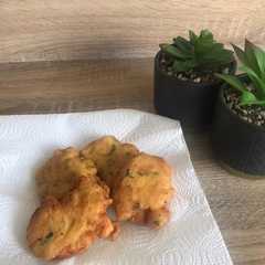 Una foto de Tortillas de bacalao exprés y con truco