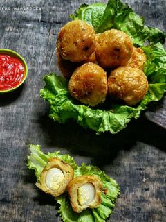 Foto resep Perkedel Kentang Isi Telur Puyuh
