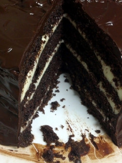 A picture of Deep Dark Mocha Torte.