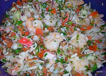 How to Prepare Delicious Rays  Shrimp  Crab Ceviche 