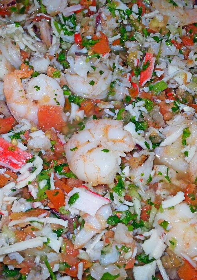 A picture of Ray's' ¤ Shrimp & Crab Ceviche ¤.