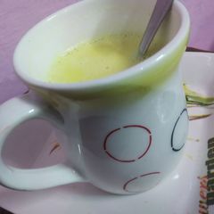 Turmeric milk🍶 A picture of Turmeric milk🍶.