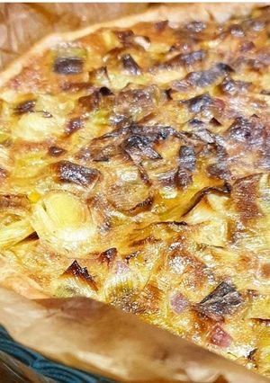 Une photo de Tarte aux poireaux