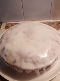 Una foto de Torta de leche caliente