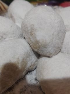 صورة لوصفة بوسو لا تمسو هشة وطرية وتذوب فى الفم 👌😋