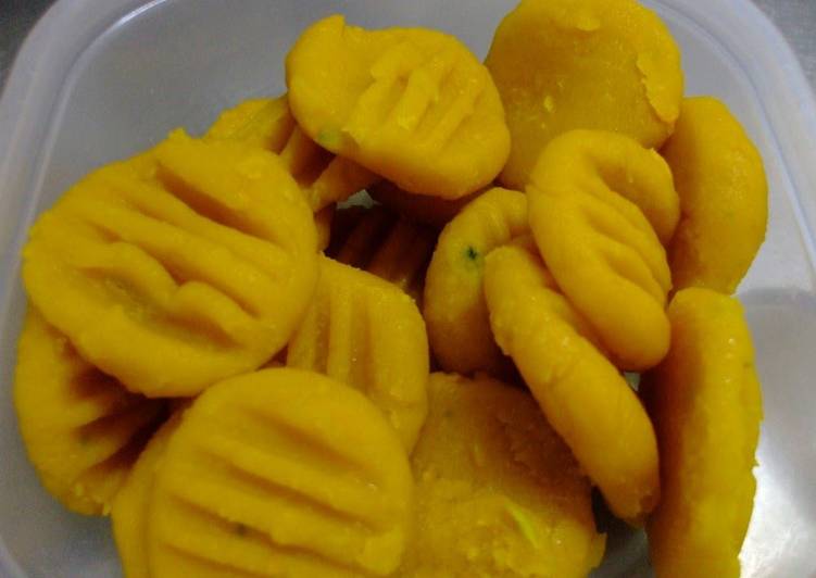 Easiest Way to Prepare Super Quick Homemade Easy and Chewy Kabocha Squash Gnocchi