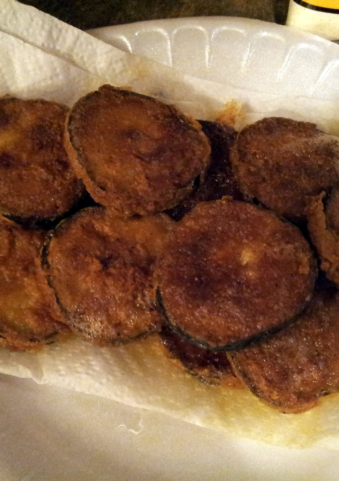 A picture of Fried Cucumbers.