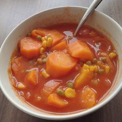A picture of Warm Vegetable Soup.