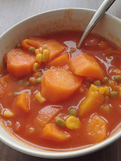 A picture of Warm Vegetable Soup.