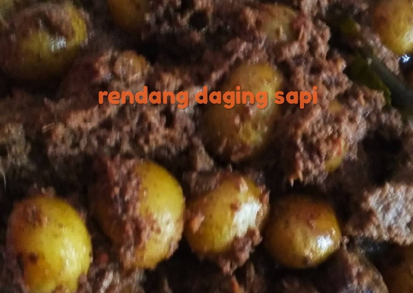 Rendang daging sapi