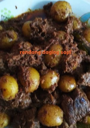 Foto resep Rendang daging sapi
