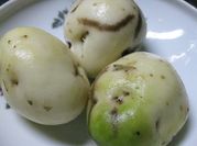 A picture of potatoes peel