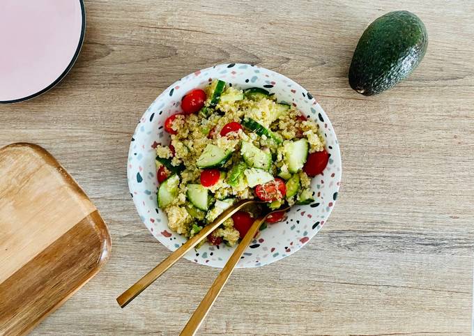 Guide étape par étape pour Faire Fait Maison Salade de quinoa et lentilles corail
