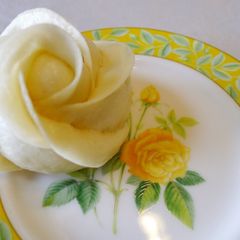 A picture of Rose Shaped Steamed Bread.