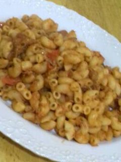 صورة لوصفة باستا بالتونه سبايسي