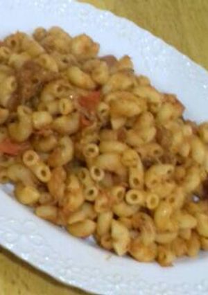 صورة لوصفة باستا بالتونه سبايسي