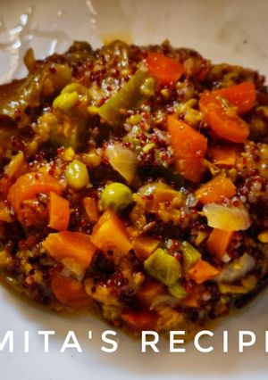 A picture of Ragi khichadi.