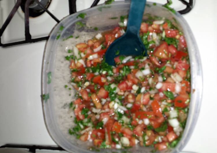 Steps to Make Homemade home made salsa