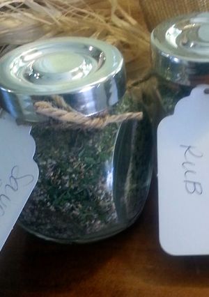 A picture of Savory Herb Salt Rub.
