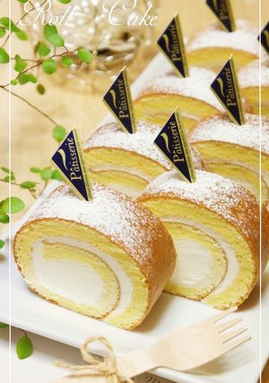A picture of Fluffy Swiss Rolls.