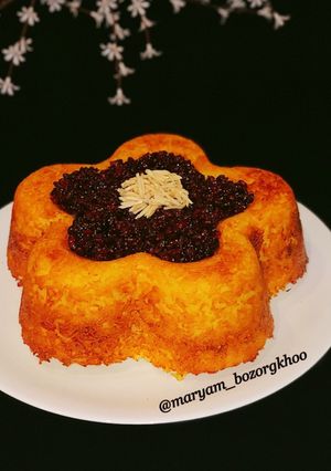 عکسی از دستور ته چین مرغ ساده