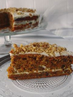 Una foto de Carrot cake con frosting de queso Thermomix