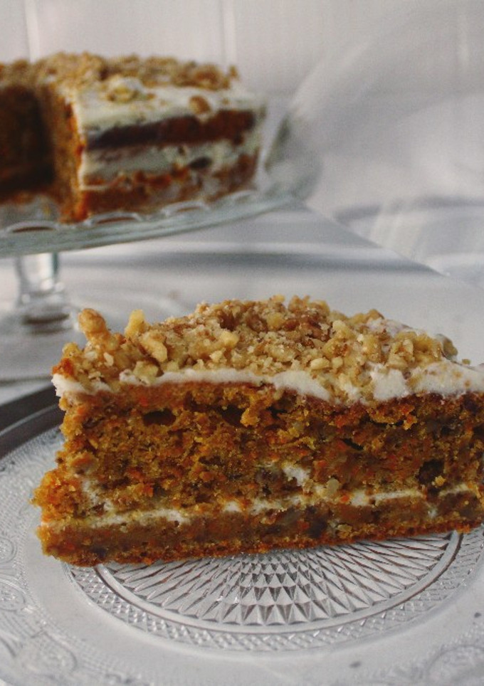 Foto principal de Carrot cake con frosting de queso Thermomix
