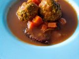Albóndigas rellenas de queso panela😊