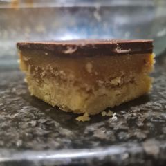 A picture of Millionaire's Shortbread.
