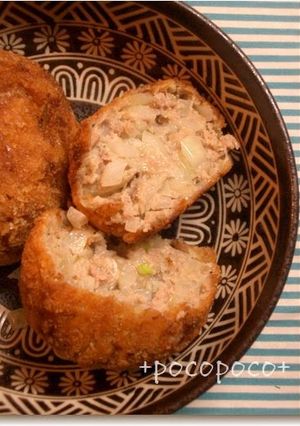A picture of Our Family's Easy Menchi Katsu (Fried Meat Patties).