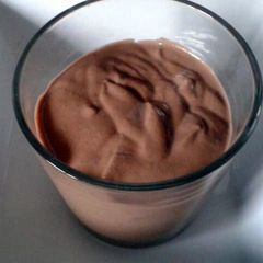 A picture of Chocolate Banana Silken Tofu Dessert.