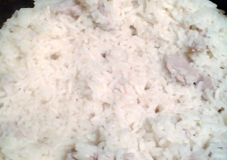 Step-by-Step Guide to Make Homemade rice and pork