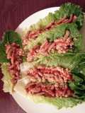 Spicy Tofu Lettuce Cups